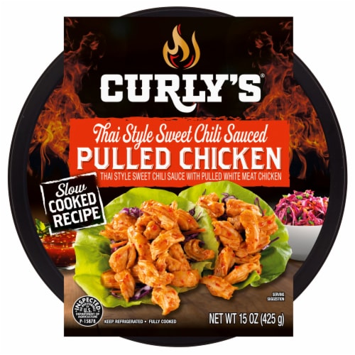 Curly's® Thai Style Sweet Chili Sauced Pulled Chicken