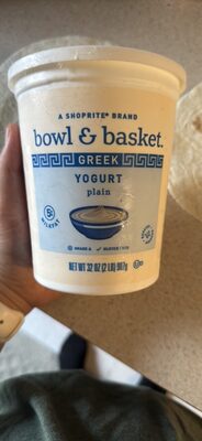 Bowl & Basket Plain Greek Yogurt 32 oz