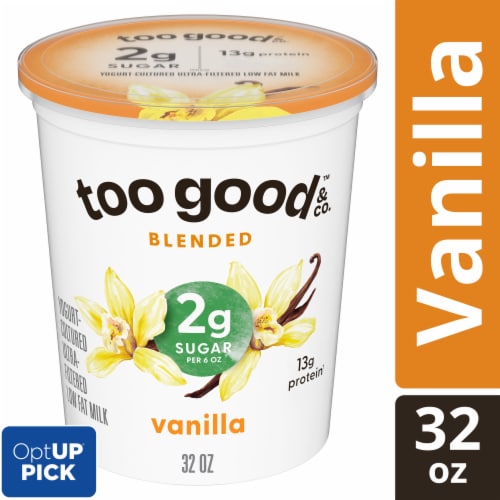 Too Good & Co. Blended Vanilla Yogurt-Cultured Ultra-Filtered Low Fat Milk Product Tub