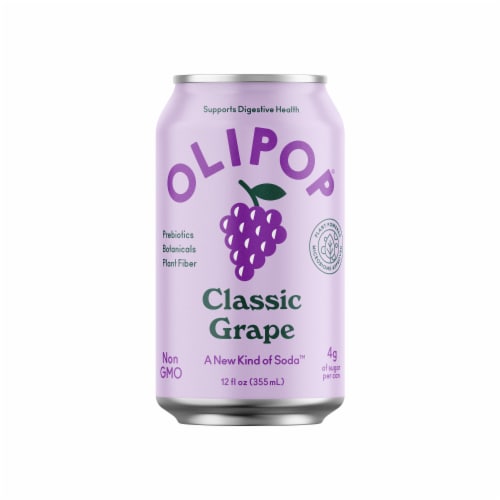 Olipop® Grape Prebiotic Soda Can