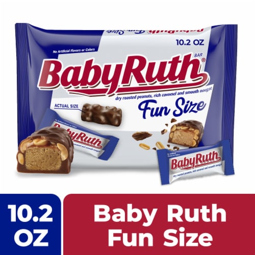 Baby Ruth Chocolatey Caramel Peanut & Nougat Fun Size Candy Bars