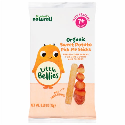 Little Bellies™ Organic Sweet Potato Pick-Me Sticks Puffed Corn Baby Food Snacks