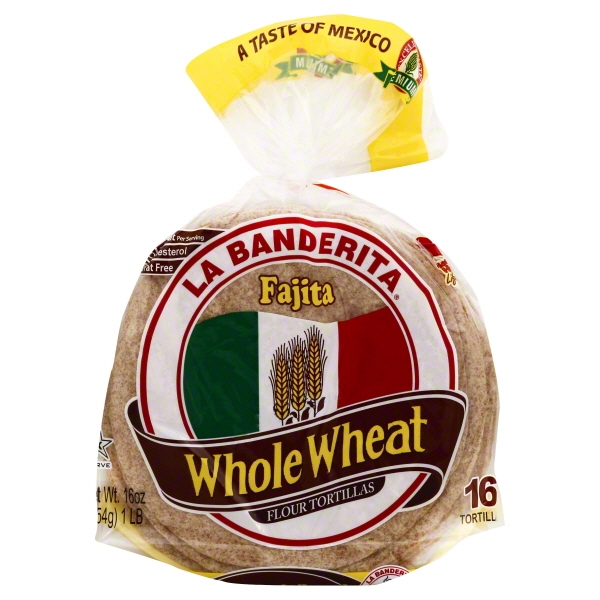 La Banderita Whole Wheat Tortillas 16oz