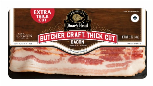 Boar's Head Butcher Craft Extra Thick Cut Naturally Smoked Bacon