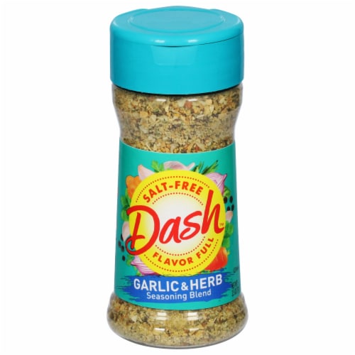 Dash Garlic & Herb Seasoning Blend, Salt-Free Kosher, 2.5 oz