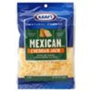 Kraft MexicanStyleCheddarJackFinelyShredded 8oz pk