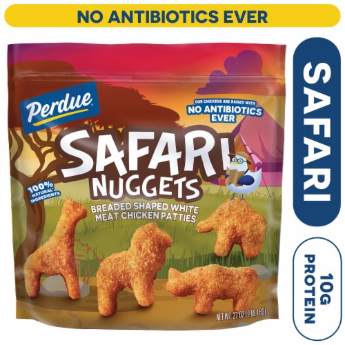 Perdue® Fun Shaped Frozen Fully Cooked Chicken Breast Safari Nuggets