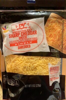 Ahold Cheddar Reduced Fat Finely Shredded 8 oz