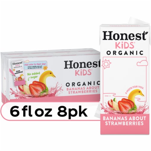 Honest Kids® Organic Bananas About Strawberries Juice Boxes
