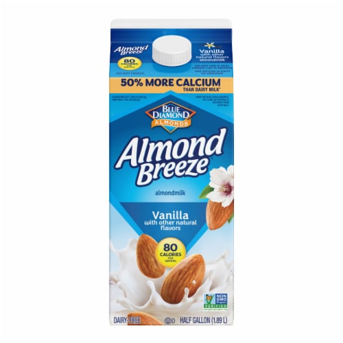 Almond Breeze Dairy Free Vanilla Almond Milk Half Gallon