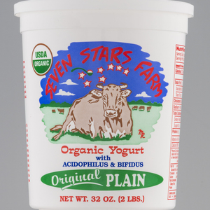 Seven Stars Farm Organic Whole Milk Plain 32 oz