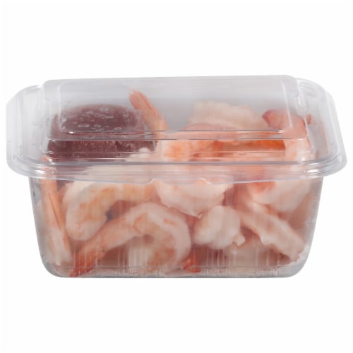 Cooked Shrimp with Cocktail Sauce