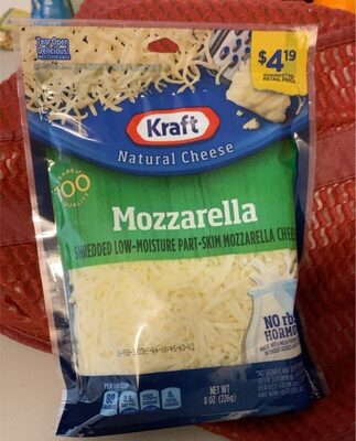 KRAFT SHREDDED LOW MOISTURE PART SKIM MOZARELLA