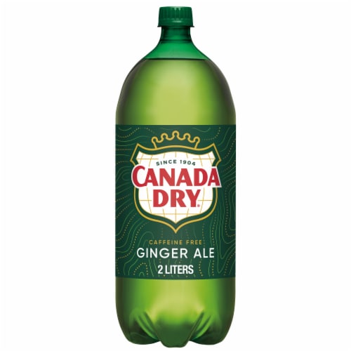 Canada Dry Ginger Ale Caffeine Free Soda Bottle