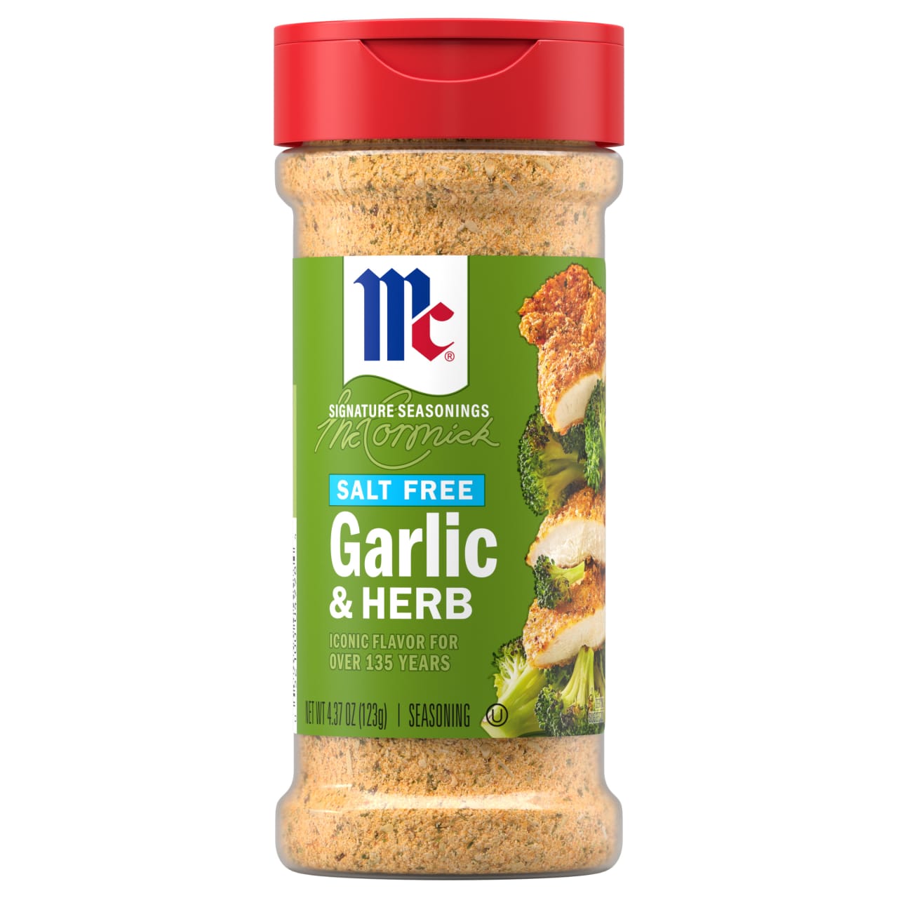 McCormick Salt Free Garlic and Herb Seasoning, 4.37 oz