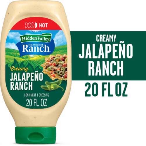 Hidden Valley Creamy Jalapeno Ranch Dip Sauce Condiment and Dressing