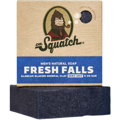 Dr. Squatch® - Men's Natural Fresh Falls Bar Soap with Zero Grit