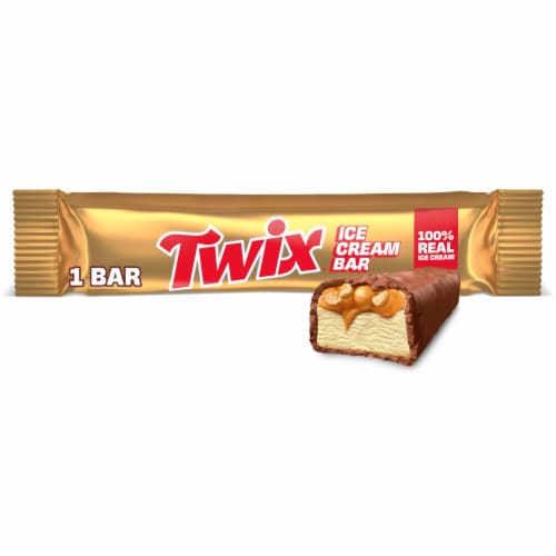 TWIX Ice Cream Bar Vanilla Caramel Chocolatey Cookie Dessert Bar