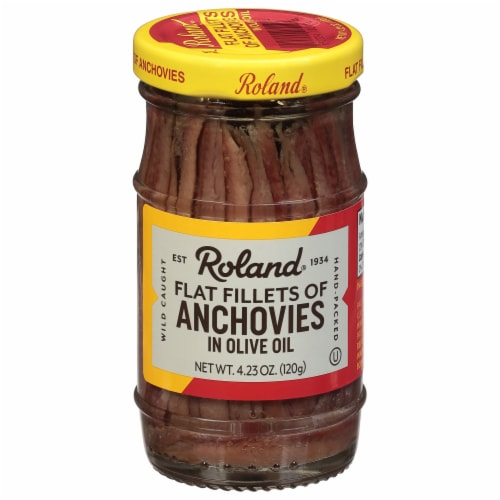 Roland Flat Fillets Anchovies in Olive Oil