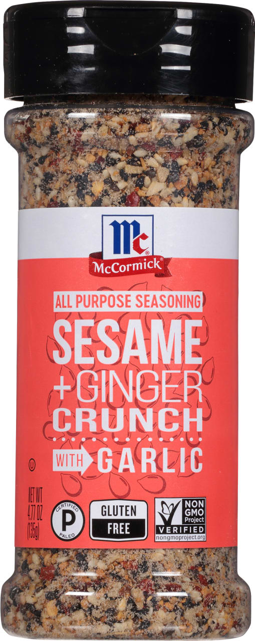 McCormick Sesame and Ginger Crunch with Garlic All Purpose Seasoning, 4.77 oz