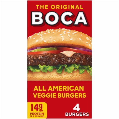 BOCA All American Veggie Burgers, Box