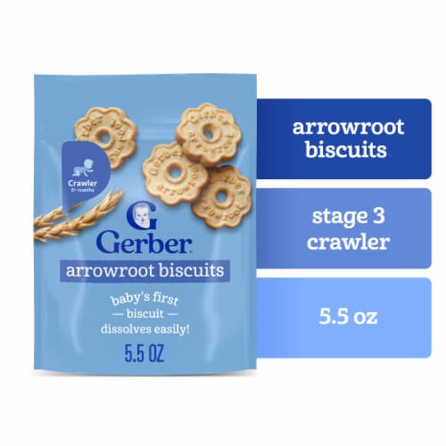 Gerber Snacks for Baby Biscuits Arrowroot Bag