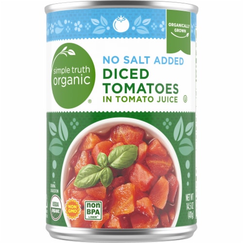 Simple Truth Organic® No Salt Added Diced Tomatoes in Tomato Juice