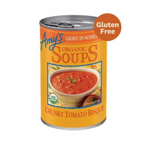 Amy's Light in Sodium - Organic Chunky Tomato Bisque Soup