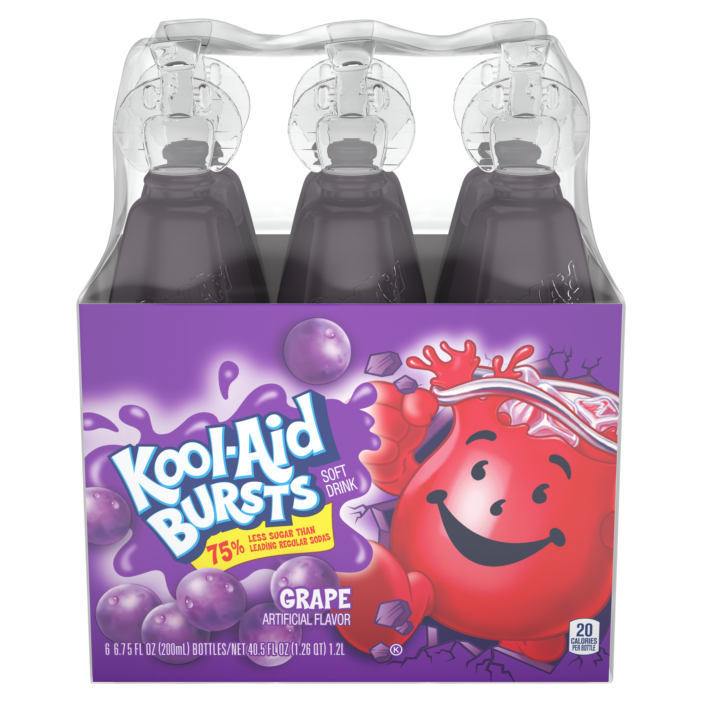 Bursts Grape Artificially Flavored Soft Drink