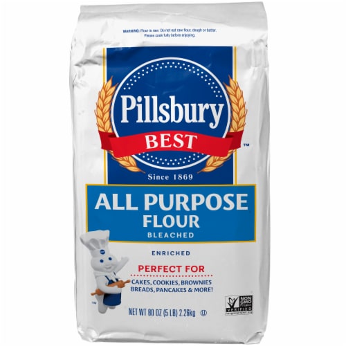 Pillsbury Best Bleached All Purpose Flour, 5 lb Bag