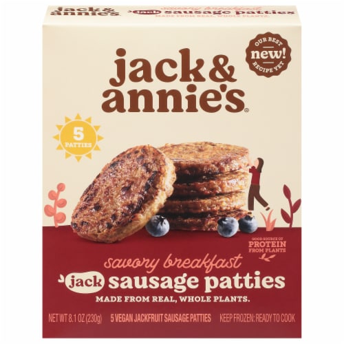 jack & annie's™ Savory Breakfast Jackfruit Sausage Patties