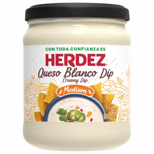 Herdez ® Queso Blanco Cheese Dip with Jalapenos , 15 oz.