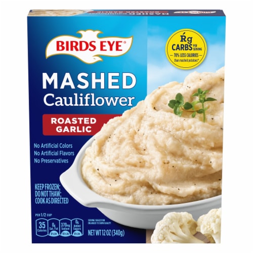 Birds Eye Roasted Garlic Mashed Cauliflower, Frozen Vegetables