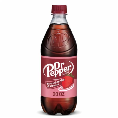 Dr Pepper Strawberries and Cream Soda Bottle