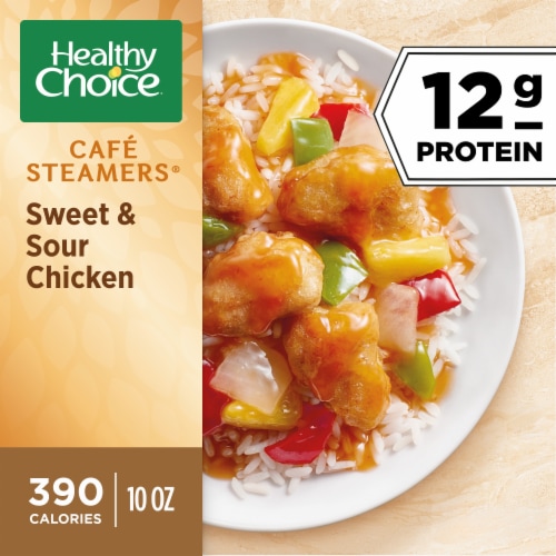 Healthy Choice Cafe Steamers Sweet & Sour Chicken, Frozen Meal