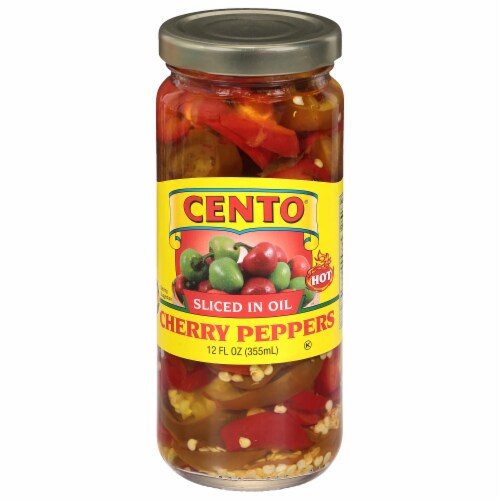 Cento® Sliced in Oil Hot Cherry Peppers