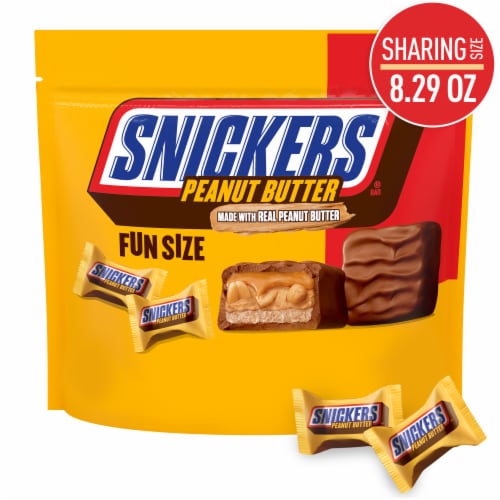 Snickers Peanut Butter Milk Chocolate Fun Size Candy Bars