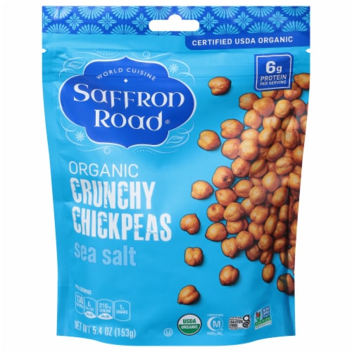 Saffron Road® Organic Gluten-Free Non-GMO Sea Salt Crunchy Chickpeas