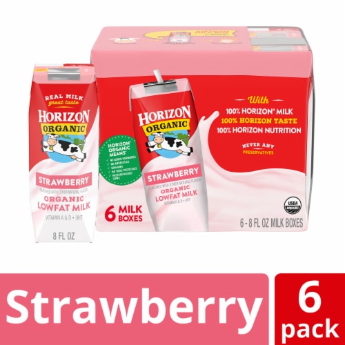 Horizon Organic Shelf Stable 1% Lowfat Strawberry Milk