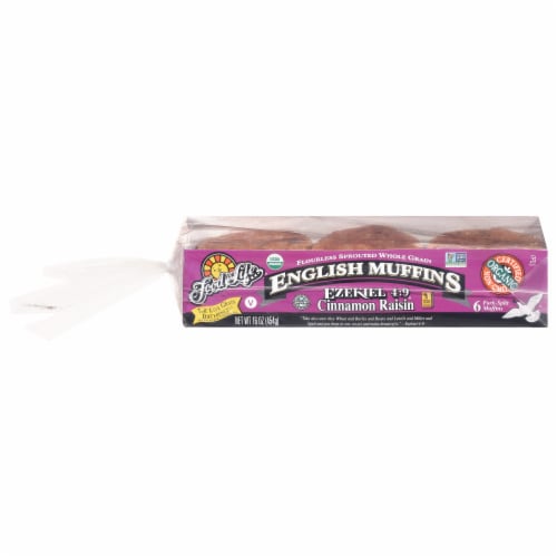 Food for Life® Cinnamon Raisin Frozen English Muffins