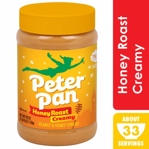 Peter Pan Creamy Honey Roast Peanut Butter Spread Made with Roasted Peanuts