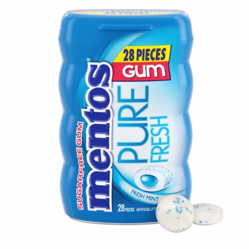Mentos Sugar-Free Fresh Mint with Xylitol Gum 28 Count