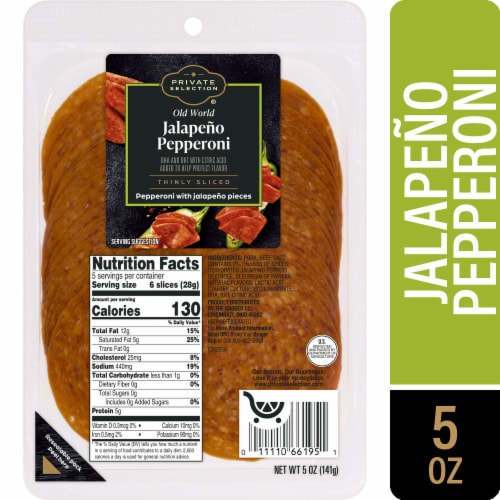 Private Selection® Thinly Sliced Jalapeno Pepperoni