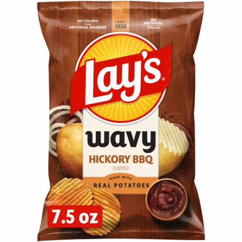 Lay's® Hickory Barbecue Wavy Potato Chips