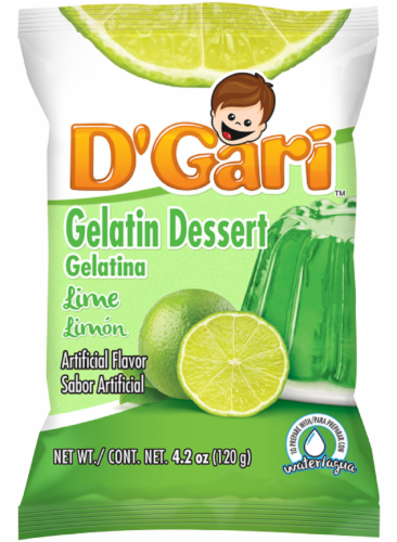 D’Gari Lime Gelatin Dessert