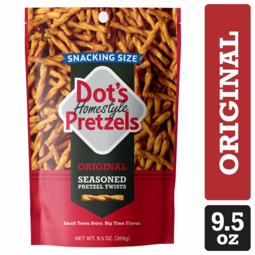 DOT'S Homestyle Pretzels Original Snacking Size Seasoned Pretzel Twists Bag