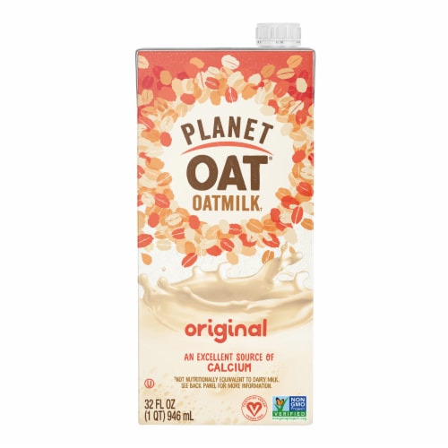 Planet Oat Dairy Free Shelf Stable Original Oat Milk Quart
