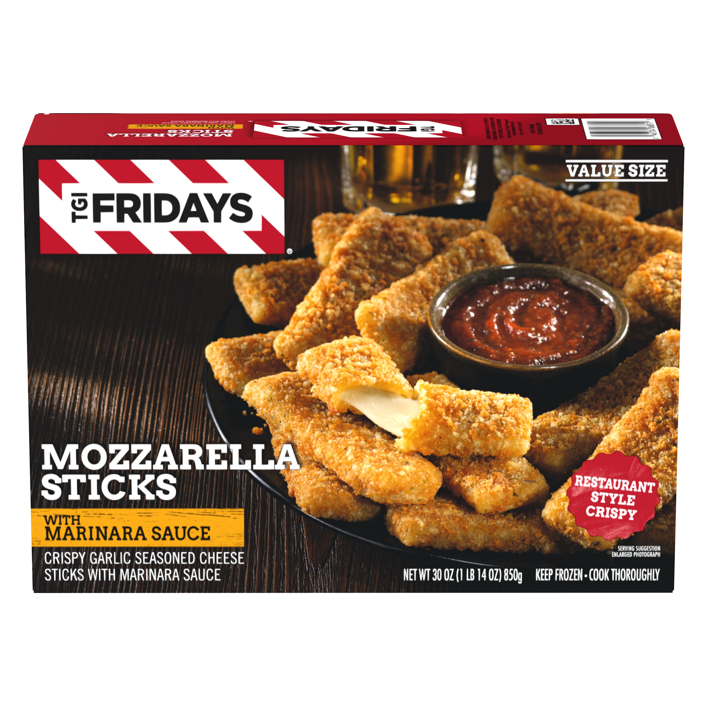Mozzarella Sticks Value Size Frozen Snacks with Marinara Sauce