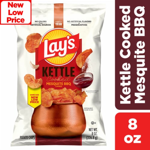 Lay's® Kettle Cooked Potato Chips Mesquite BBQ Kettle