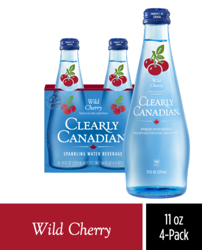 Clearly Canadian® Wild Cherry Flavored Sparkling Bottled Water